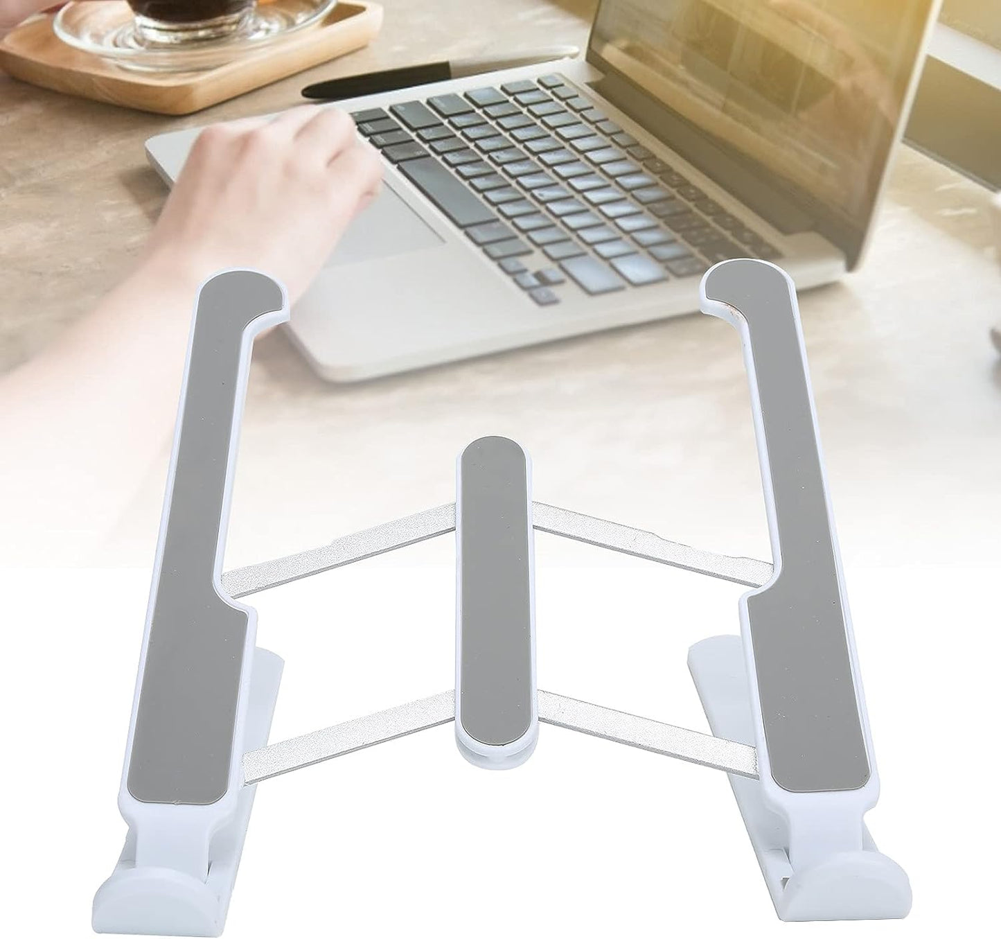 Adjustable Laptop Stand with Foldable Legs