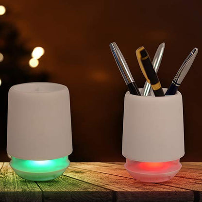 Smart Pen Stand with Bluetooth Speaker & Night Lamp