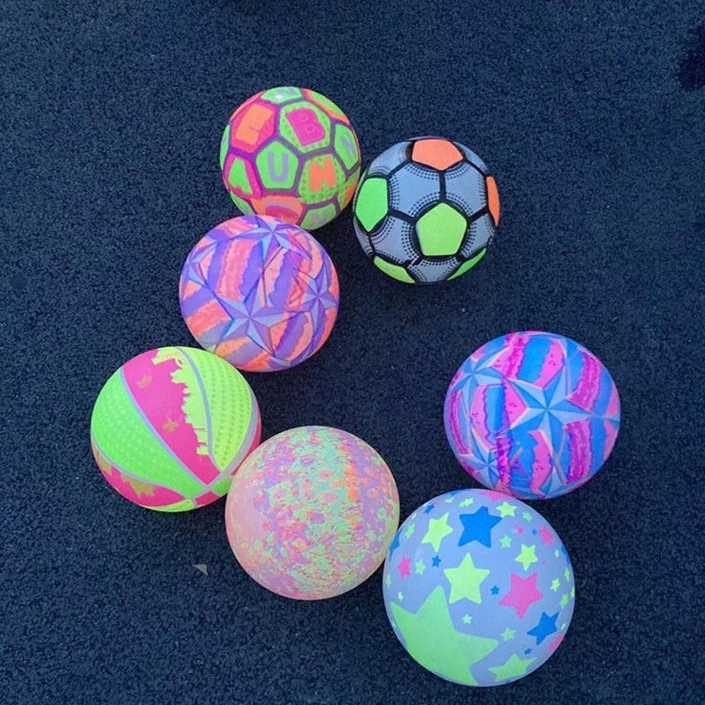 Fun Stress Relief LED Rubber Ball