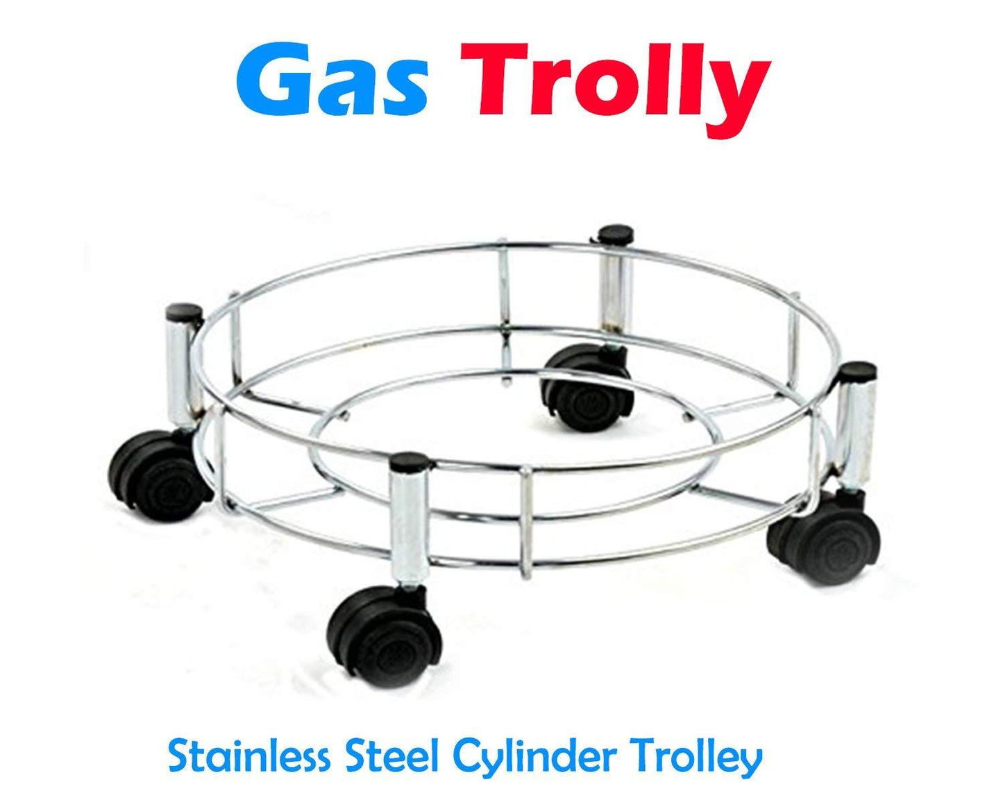 118L Gas Trolley - Stainless Steel