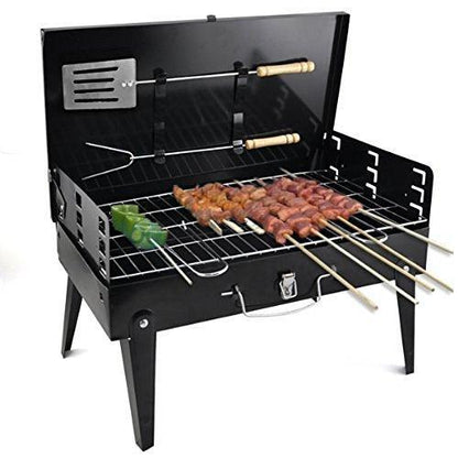 Portable Stainless BBQ Toaster (Black)