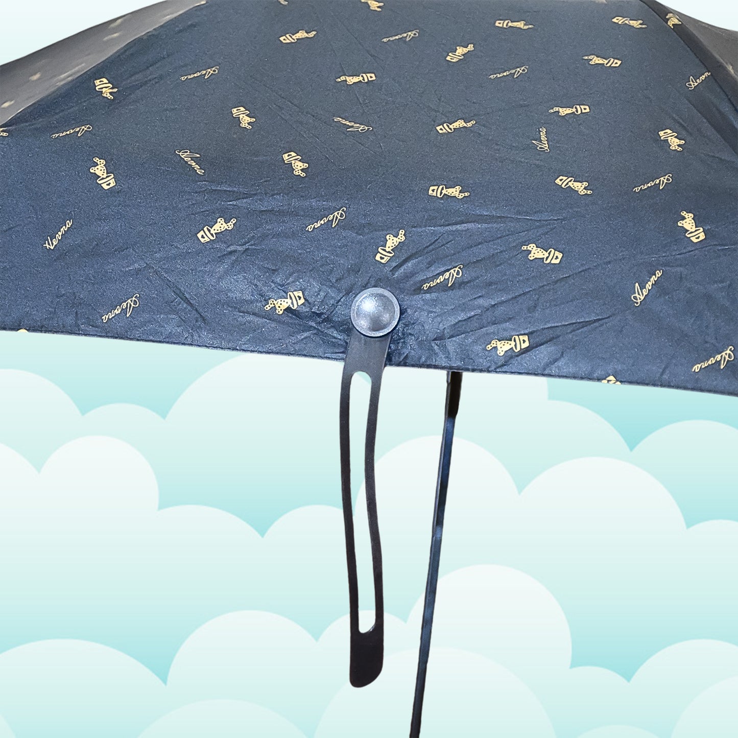 8562 3-fold Umbrella Summer Sun And Rain Protectionfoldable Cute Umbrella Uv Protection Rain Sun Umbrella  Travel Accessories  Umbrella For Children Girls And Boys (1 Pc  With Zip Case)