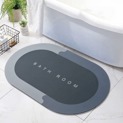 4997 Super Absorbent Floor Mat Bath Mat Soft Carpet Slip-resistant Bathing Room Rug Floor Door Mat Instant Drying Mat Bathroom Rug Absorbent Bath Mat