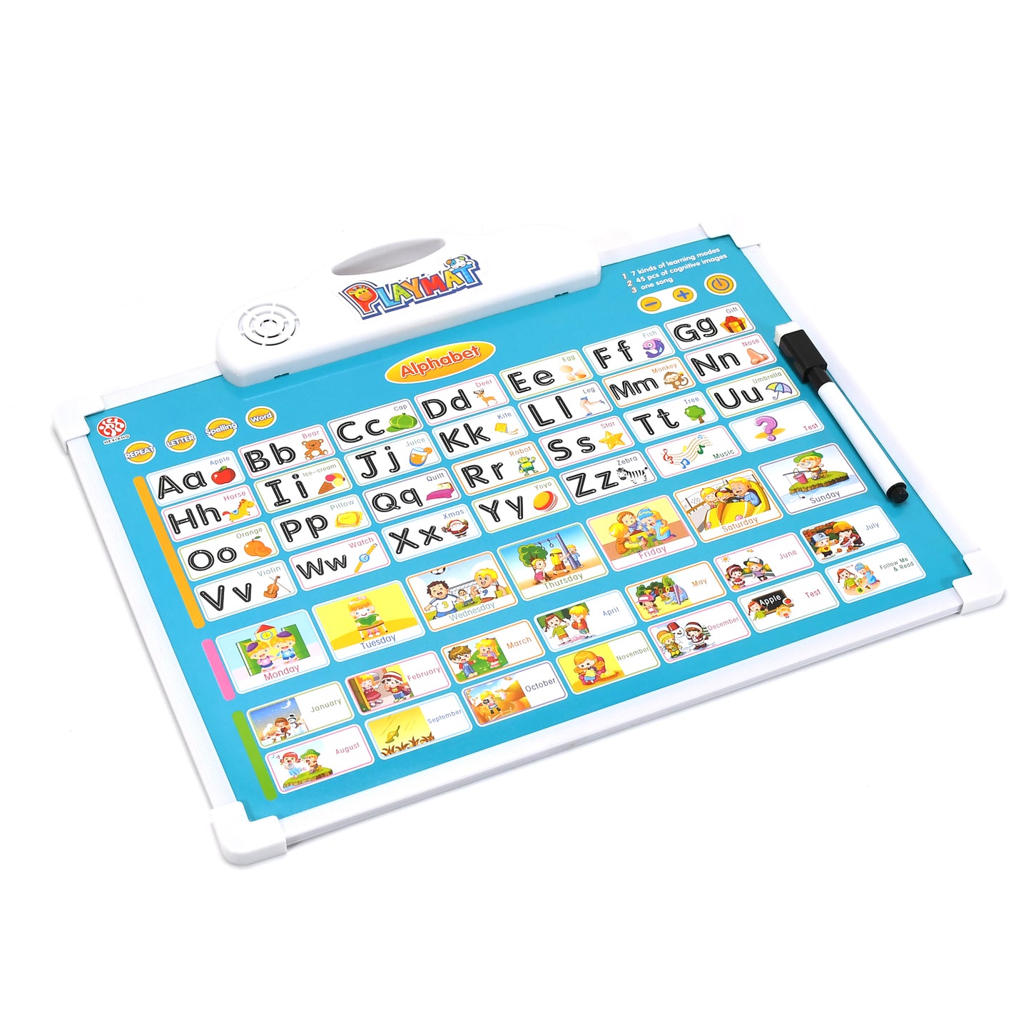 Educational Play Mat with Doodle Pen for ABC Learning