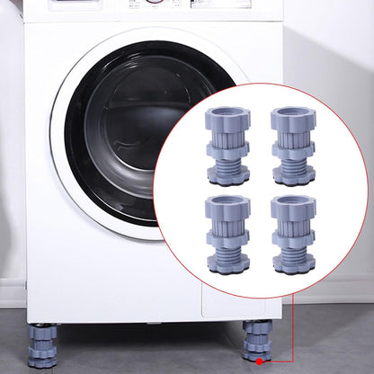 4695 Washing Machine Support Anti Vibration Washing Machine Support Adjustable Washer Anti Vibrasion Pads Washer  Dryer Pedestals Washing Machine Accessory Anti- Skid Pad Pvc Lifting Pad Non-slip ( 4 Pc Set )