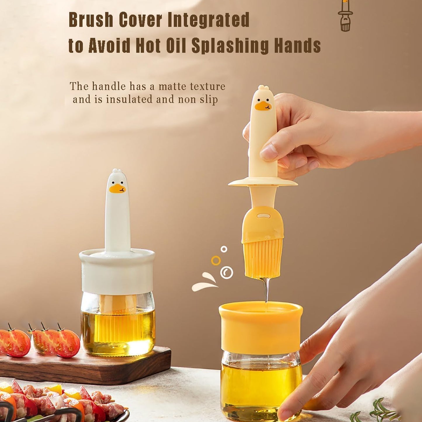 2-in-1 Oil Dispenser & Brush Set