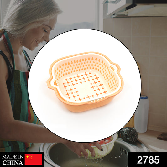 2-in-1 Rinse & Drain Basket.