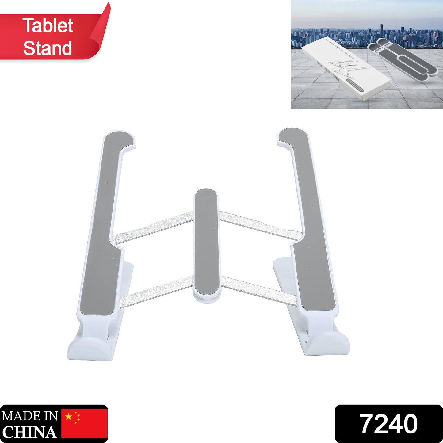 Adjustable Laptop Stand with Foldable Legs