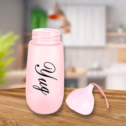 Customize Unique Shape Premium Plastic Water Bottle With Dori Easy To Carry Leakproof Bpa-free Water Plastic Water Bottle For Children Home School (1 Pc  550 Ml)