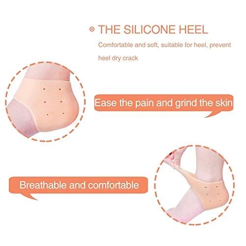 339 Moisturizing Skin Softening Silicone Gel For Dry Cracked Heel Repair (Multicolour)