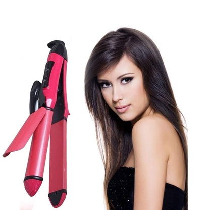 Multi-Use Hair Straightener and Curler Iron