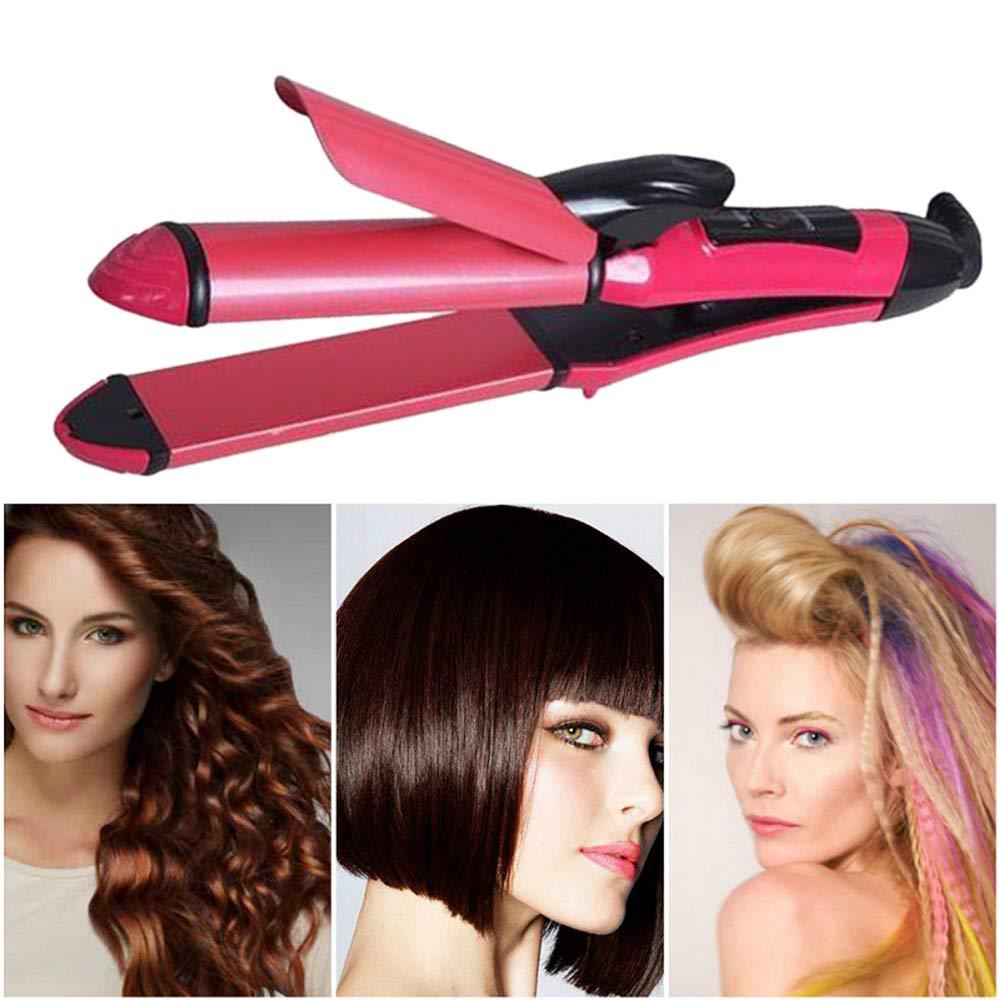 385 2 In 1 Hair Straightener And Curler Machine For Women  Curl  Straight Hair Iron