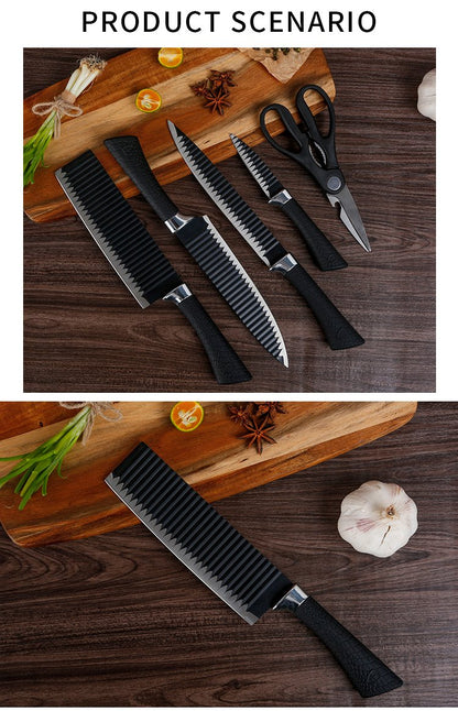 Stainless Steel Knife & Kitchen Tool Set (6-Piece)