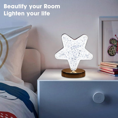 Dimmable Star Crystal Lamp for Bedroom & Living Room