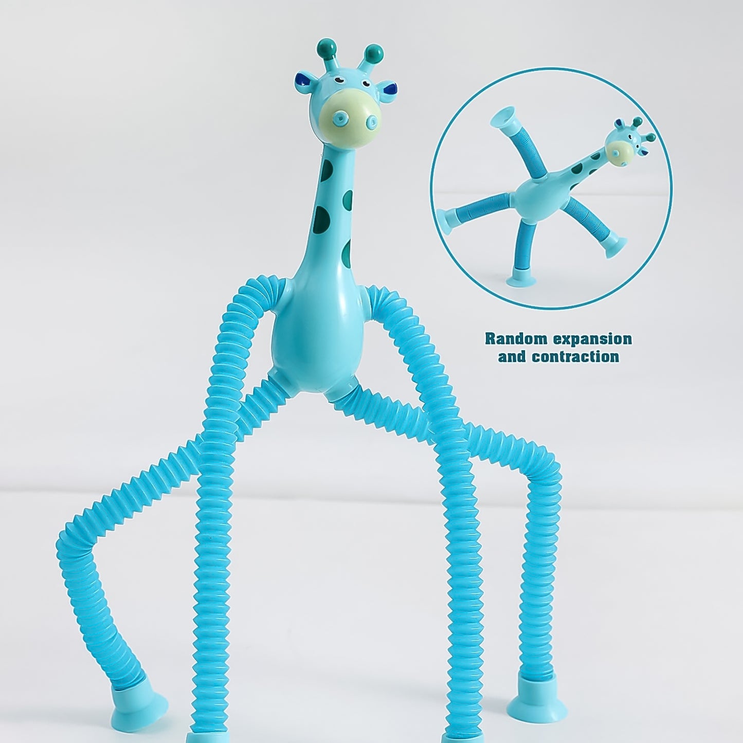 Telescopic Giraffe LED Suction Cup Toy