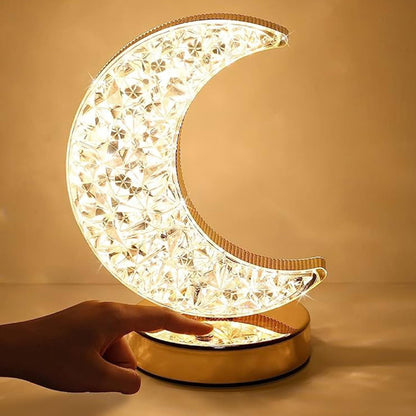 Romantic Moon Touch Lamp with Stepless Dimming