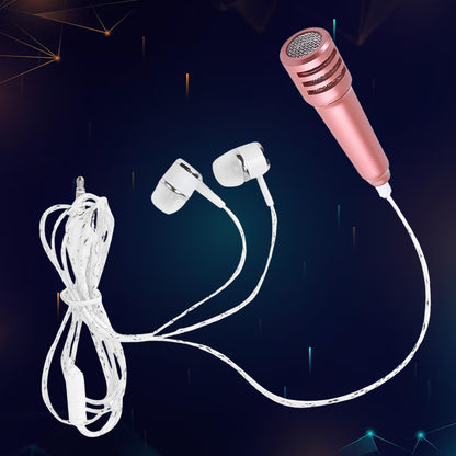 USB Microphone & Headphone Combo for Mobile & PC