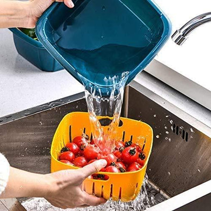 Foldable Kitchen Colander Basket