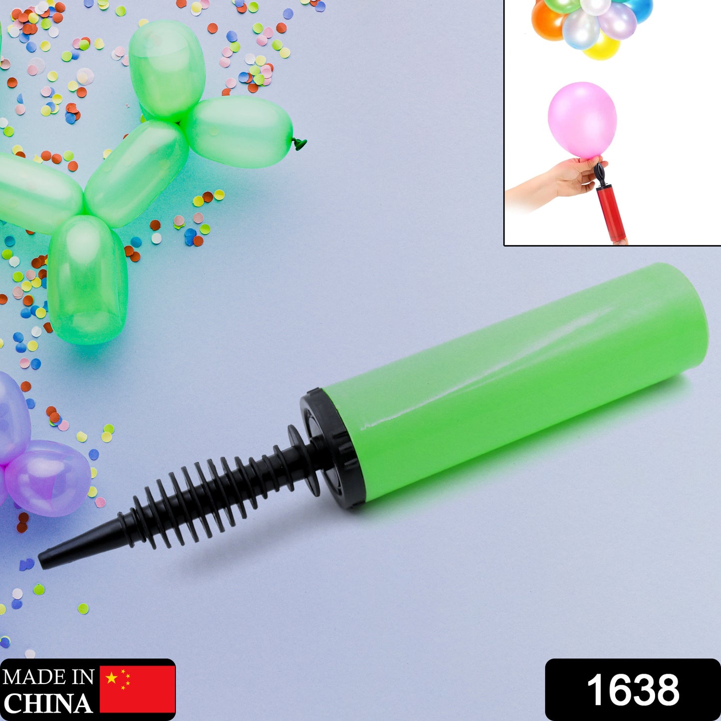 Handy Air Pump for Foil Balloons & Toys