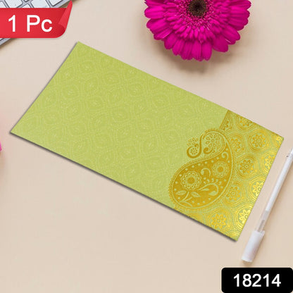 Wedding Gift Envelopes Gift Card (1 Pc  Multicolour)