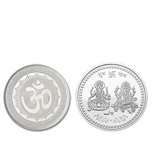 Pure Silver Coin for Pooja