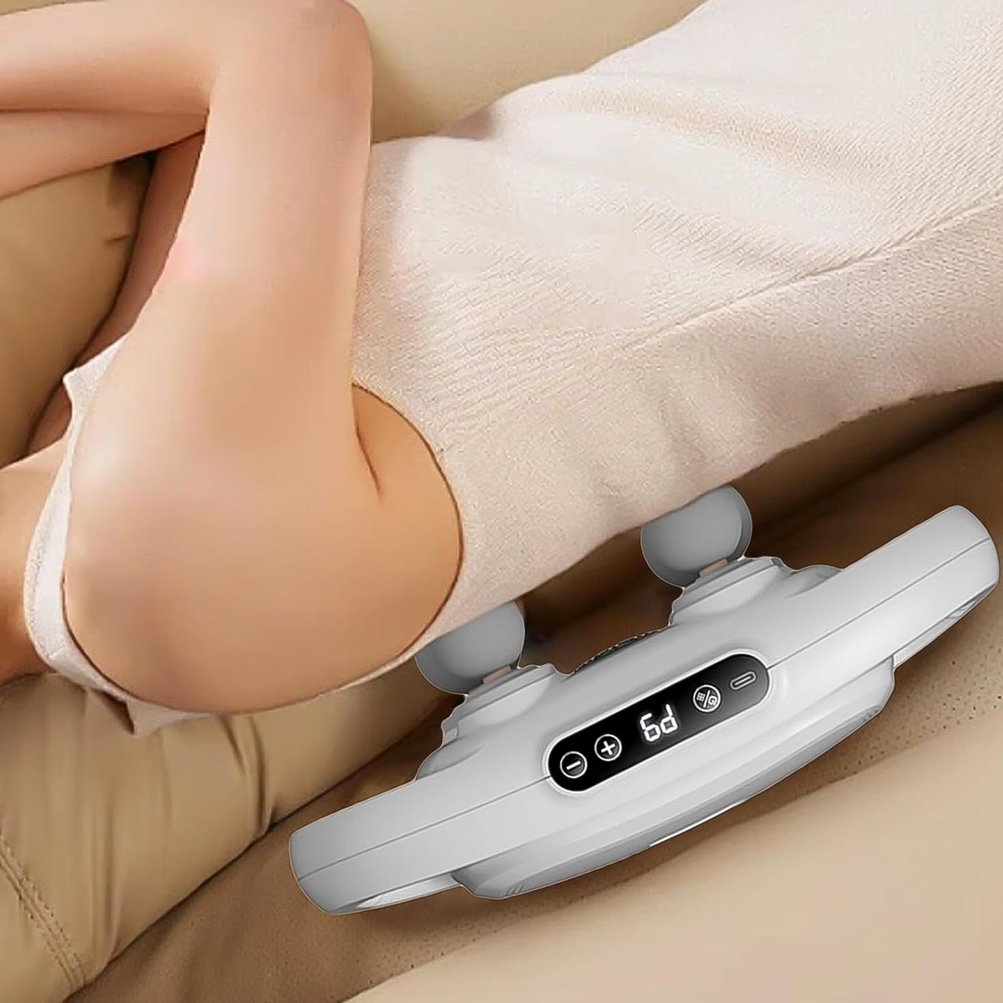 Handheld Full Body Massager 4-head Massage Gun (1 Pc)