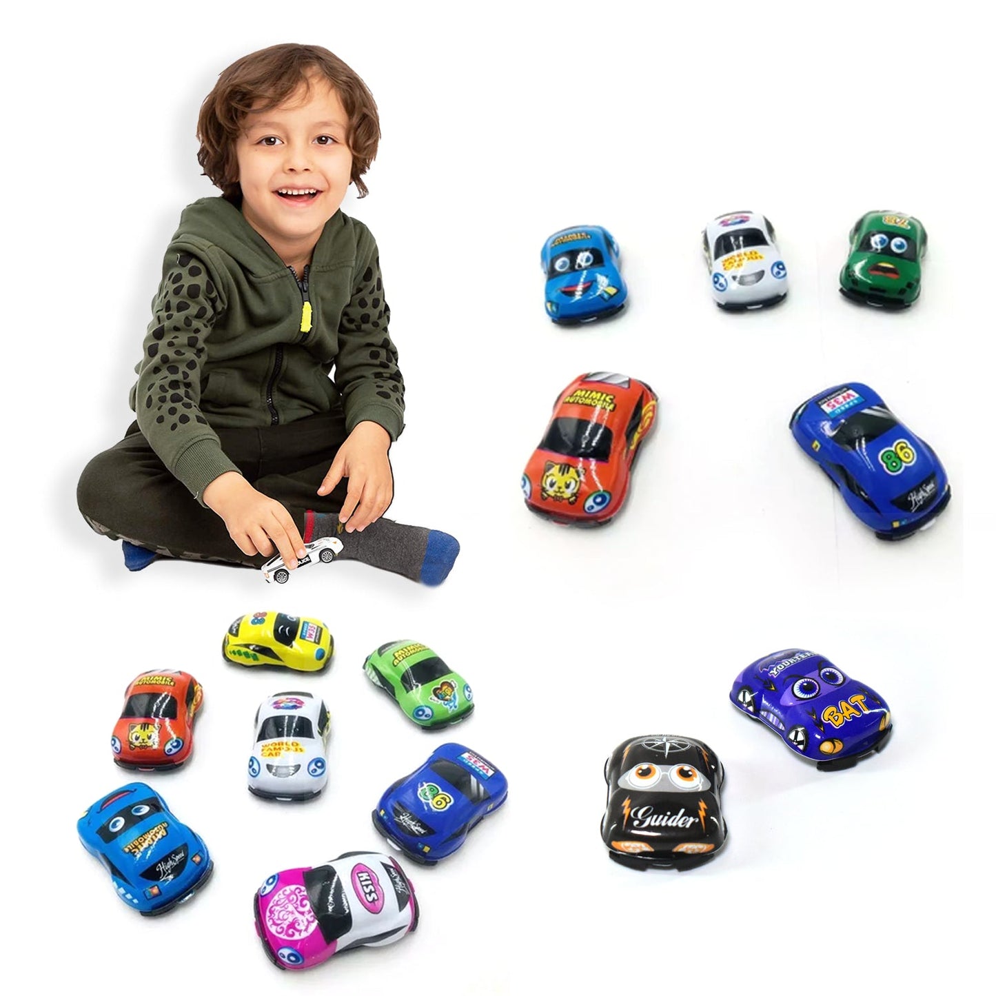 Mini Pull-Back Cars Set – 30 Pieces for Play