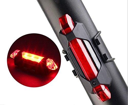 1561 Rechargeable Bicycle Front Waterproof Led Light (Red)