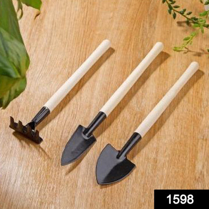 Children’s Garden Tool Set – Trowel, Shovel & Rake