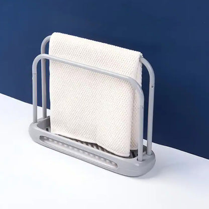 2305 Storage Rack Kitchen Storage Holder Dish Towel Holder Dishcloth Rack Organizer Pool Dishcloth Drying Rack Sink Rag Holder Towel (1 Pc)