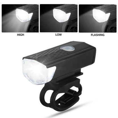 400 Lumen USB Rechargeable Bike Headlight