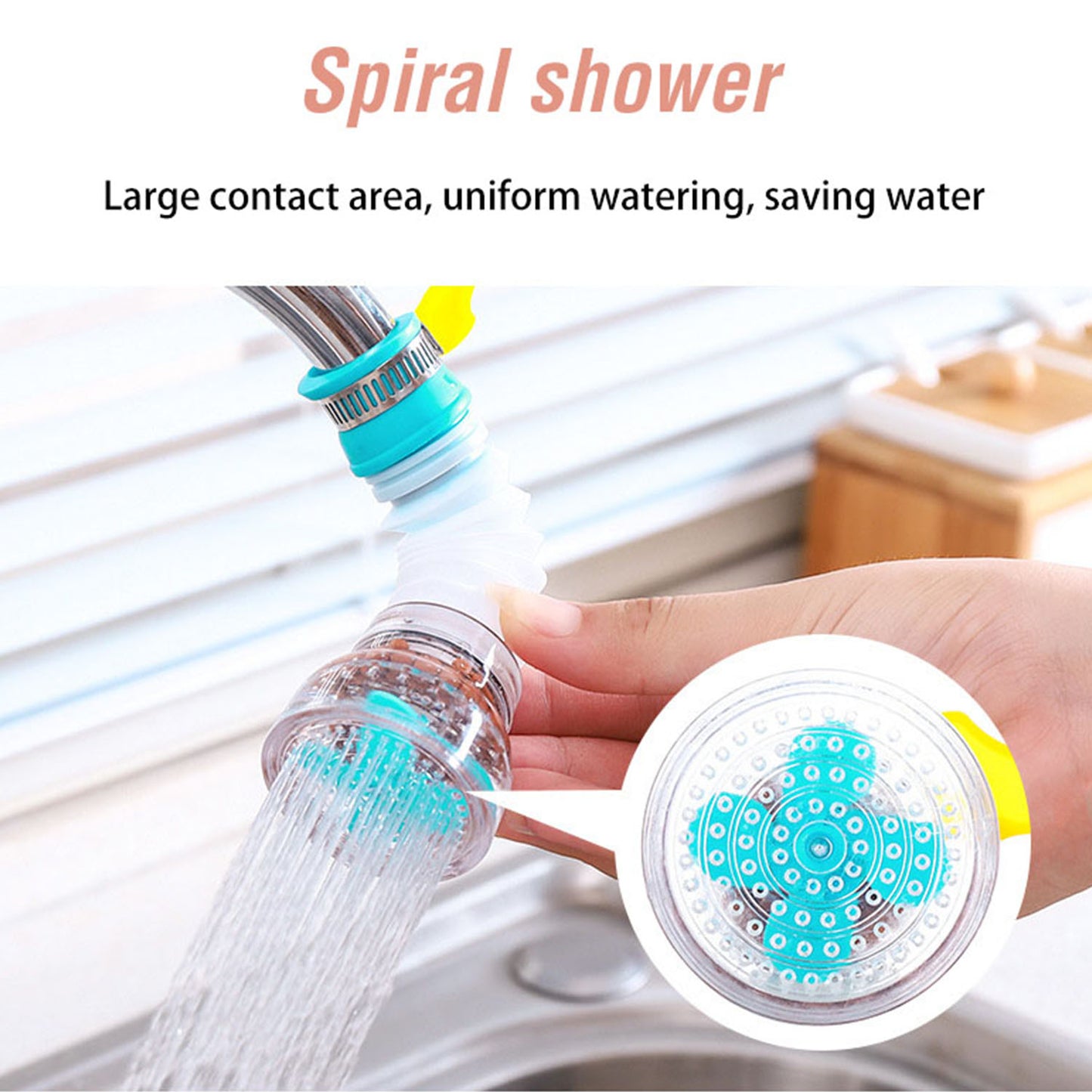 Expandable Splash-Proof Faucet Valve