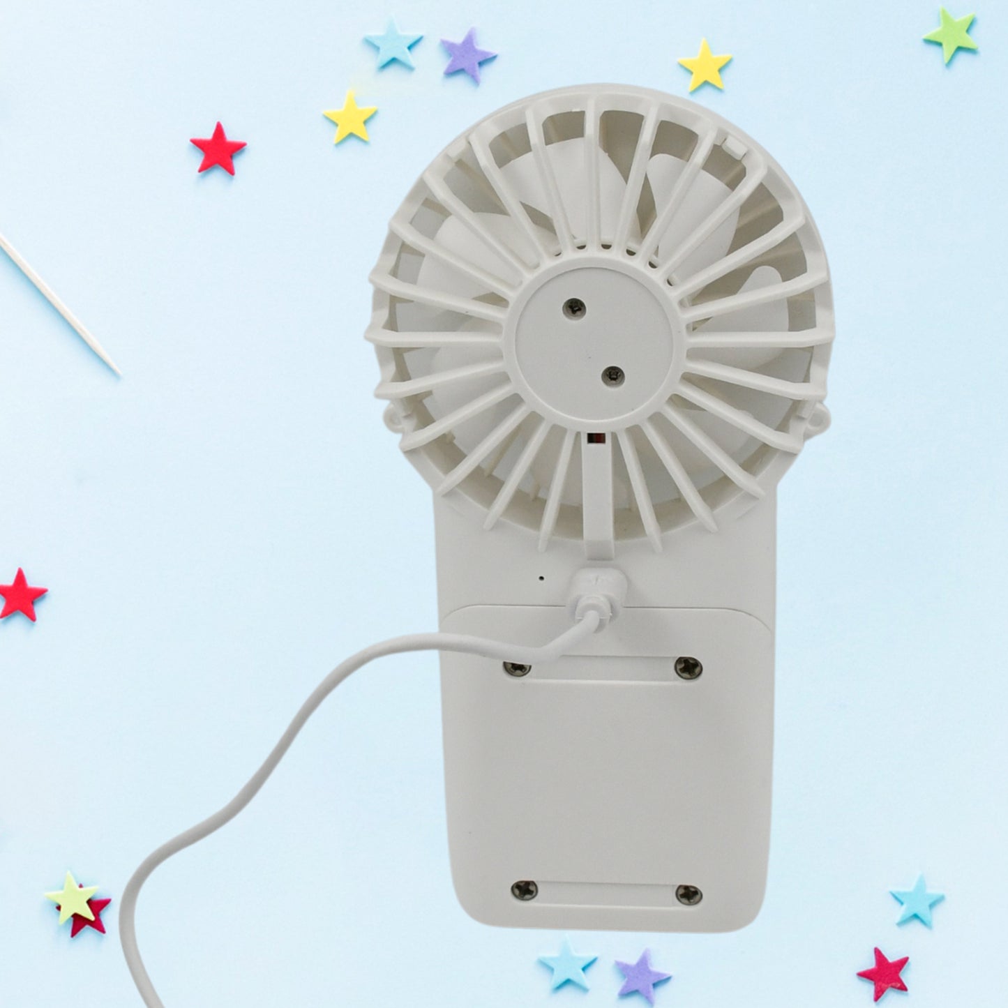 17730 Portable Small Electric Fan Handheld Fan With 3 Modes Usb Rechargeable Mini Student Handheld Class Personal Fan (1 Pc)