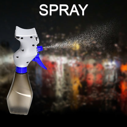 Plastic Glass Cleaner Spray & Brush