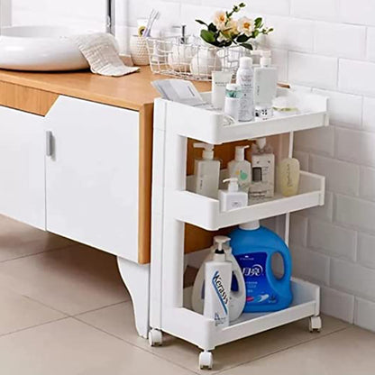 2326 Plastic Serving Trolley Kitchen Bar Cart For Bar Living Room