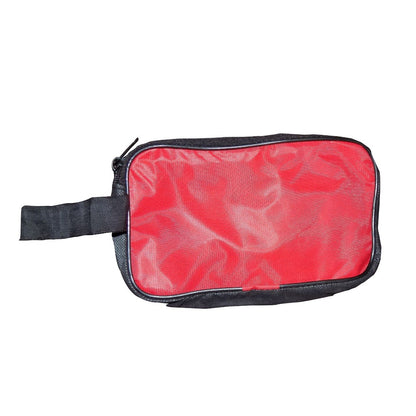 Red Portable Shaving Kit Bag – Travel Hand Pouch for Multipurpose Use