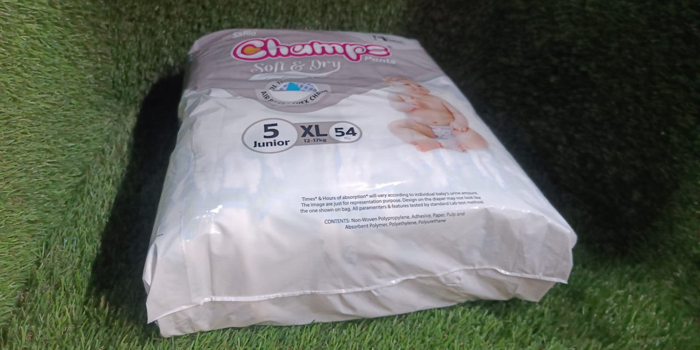 Champs XL Soft & Dry Diaper Pants (54 Pcs)