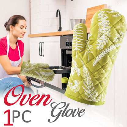 Heat-Resistant Cotton Mitt for Microwave & Oven