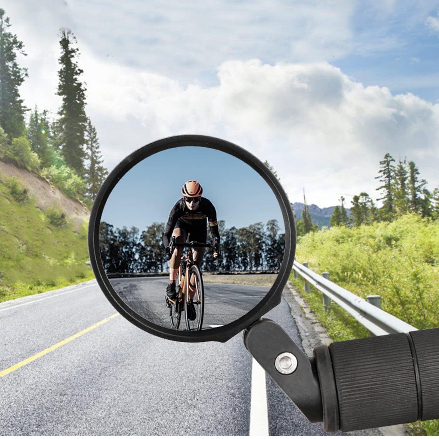 Foldable Rearview Bike Mirror - Durable & Safe