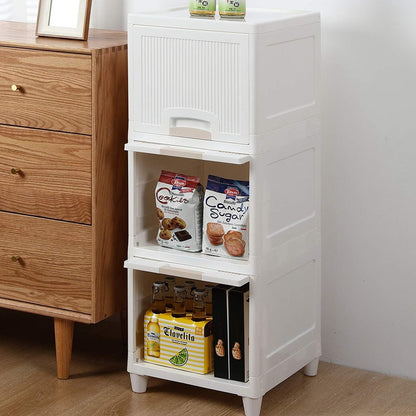 2-Layer Foldable Storage Drawer Unit