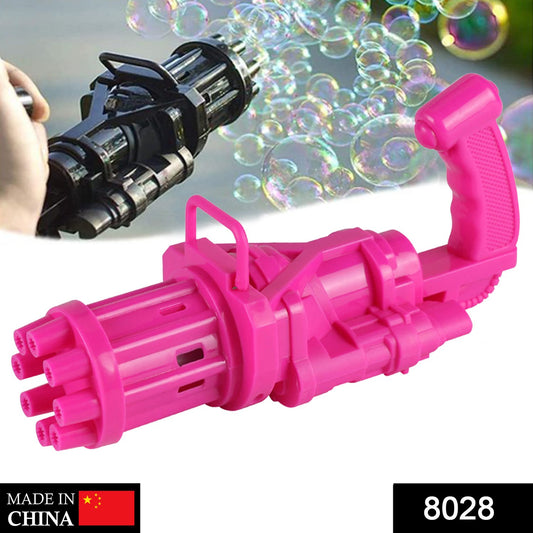 Kids' 8-Hole Battery Bubble Gun Toy