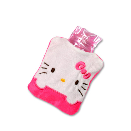 6520 Pink Hello Kitty Small Hot Water Bag With Cover For Pain Relief Neck Shoulder Pain And Hand Feet Warmer Menstrual Cramps.