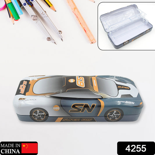 Kids Car Design Pencil Case & Compass Box