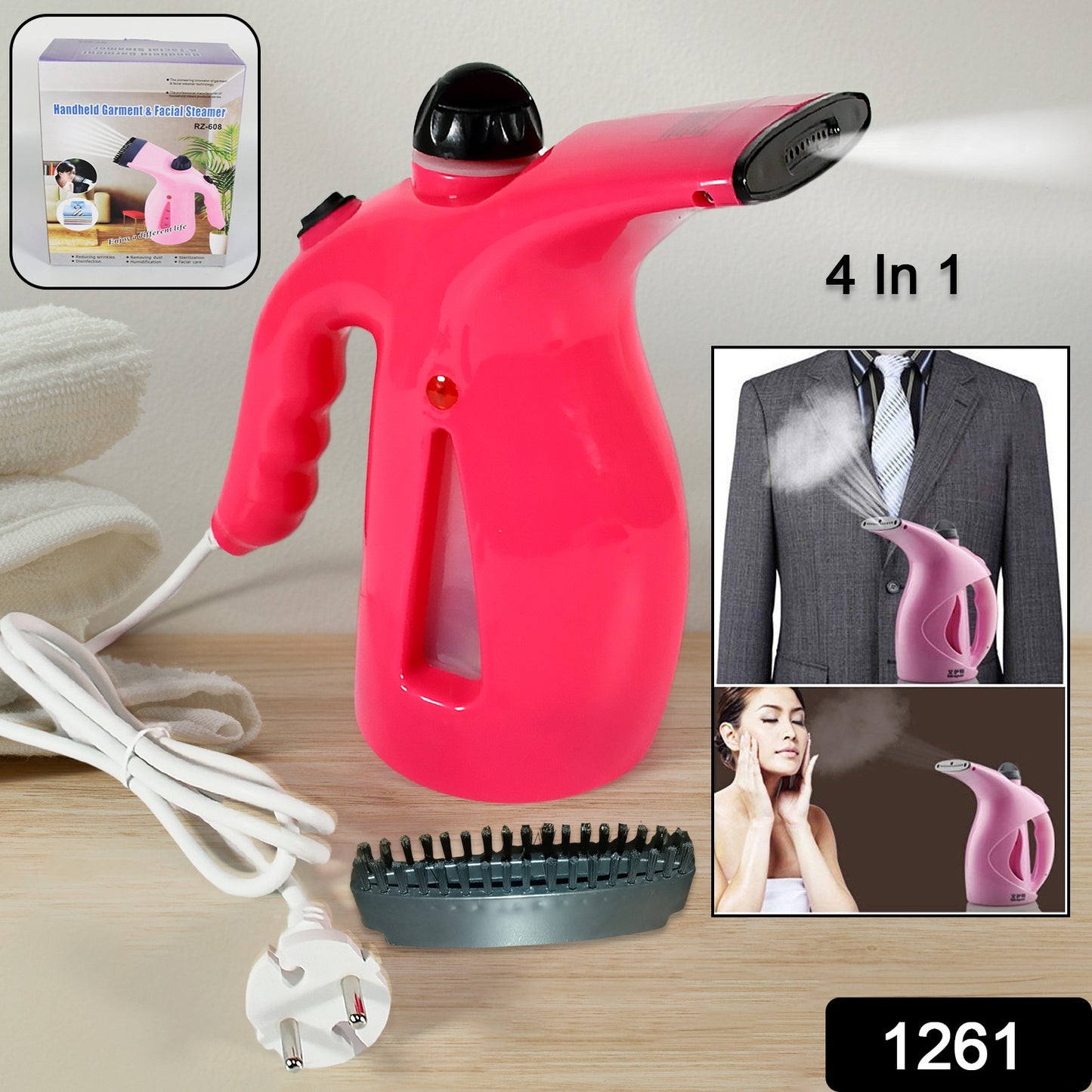 1261 Facial Handheld Portable Steamer For Face