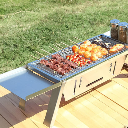 Travel-Friendly Stainless BBQ Grill