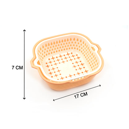 2-in-1 Rinse & Drain Basket.