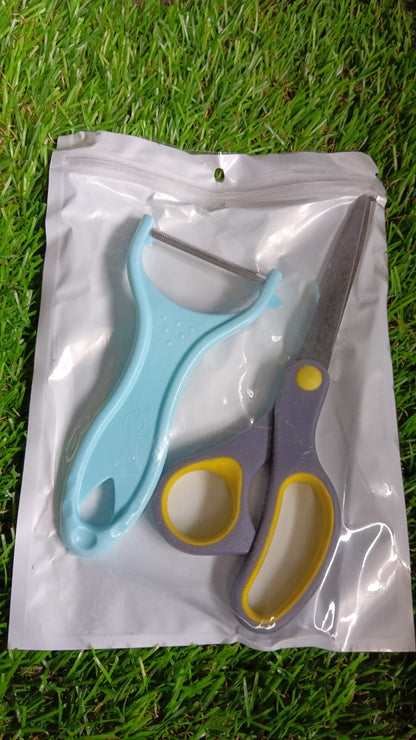 2-Piece Scissor Peeler Set