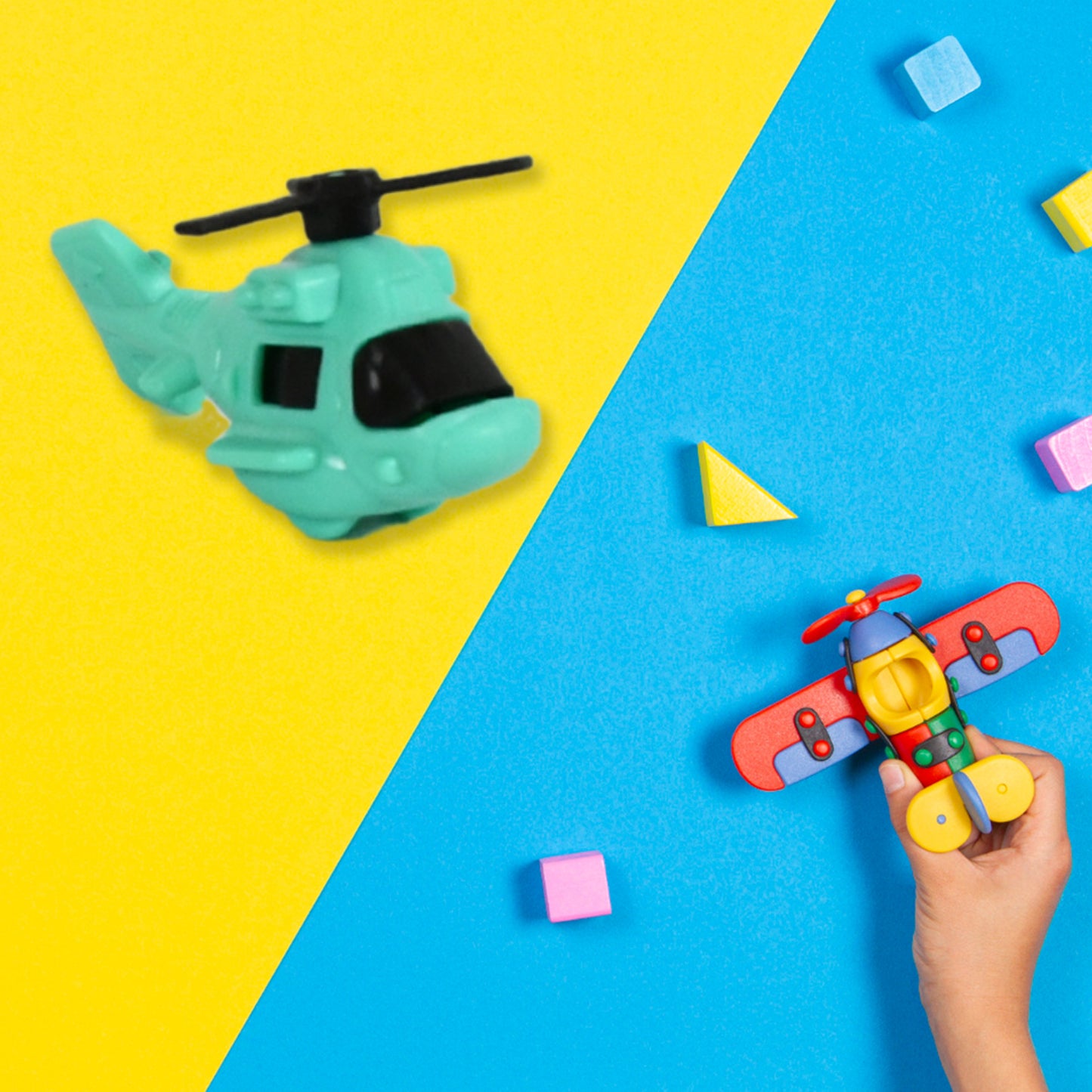 Interactive DIY Kids Helicopter Toy – Rotating Wings