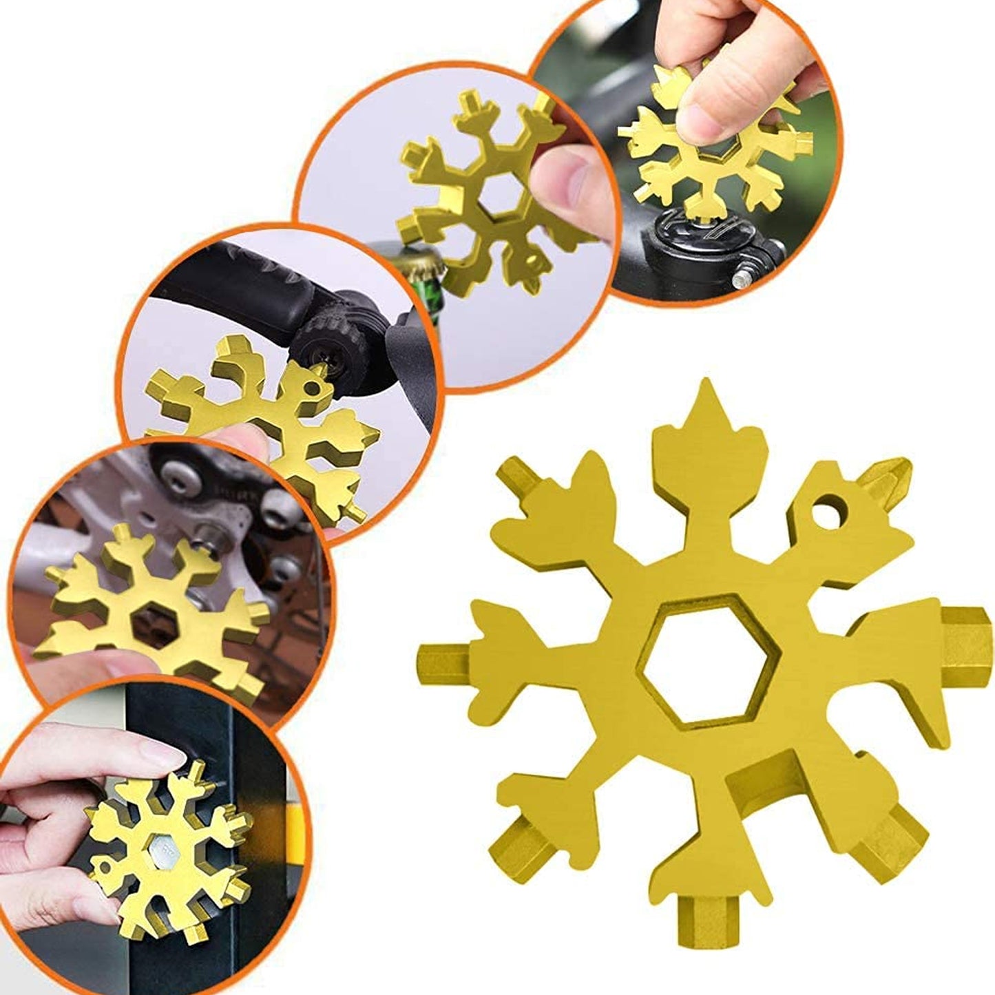 18-in-1 Snowflake Multi-Tool & Bottle Opener