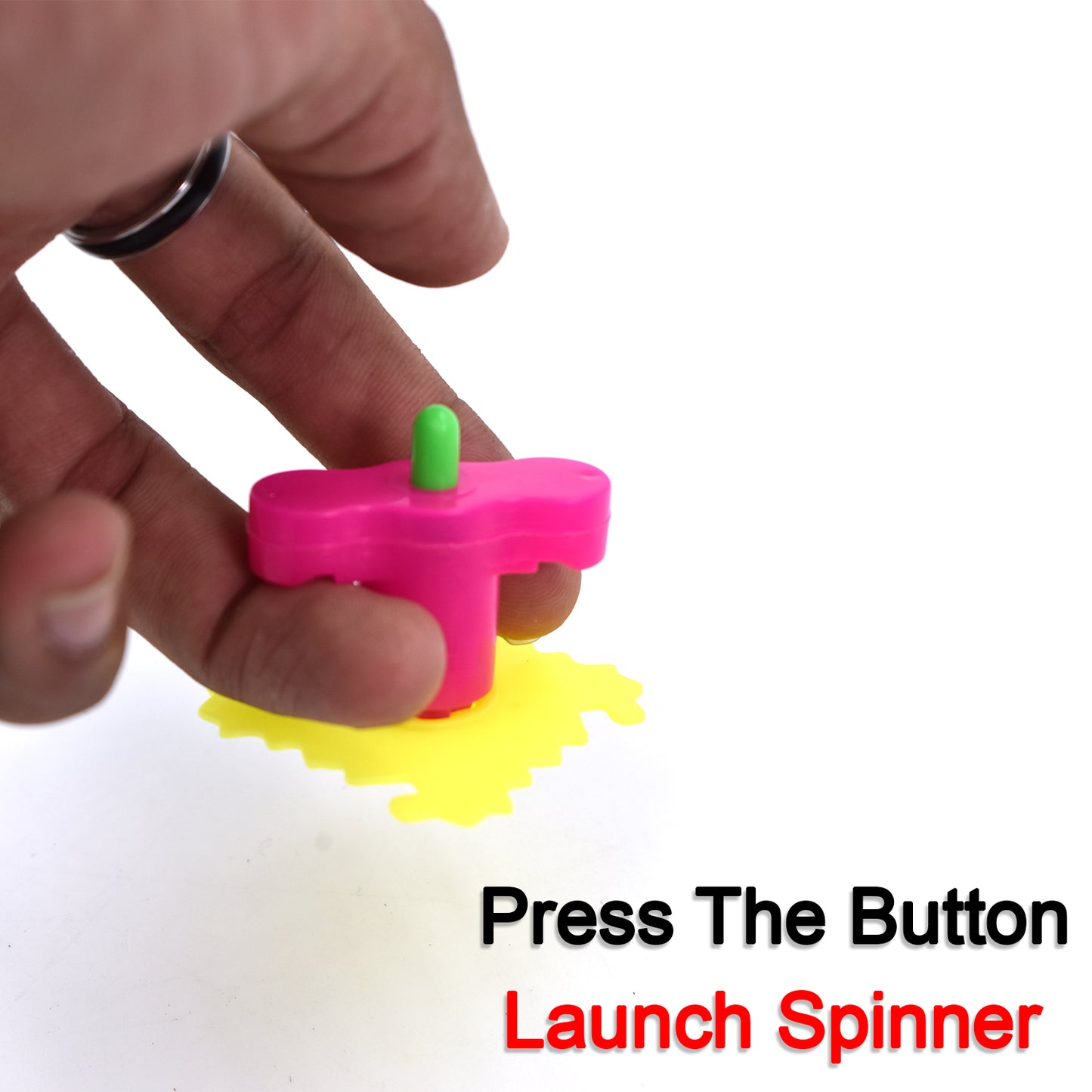 High-Speed Toy Spinner with Easy Launcher